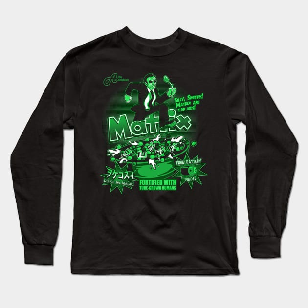 Matrix Cereal Long Sleeve T-Shirt by Punksthetic